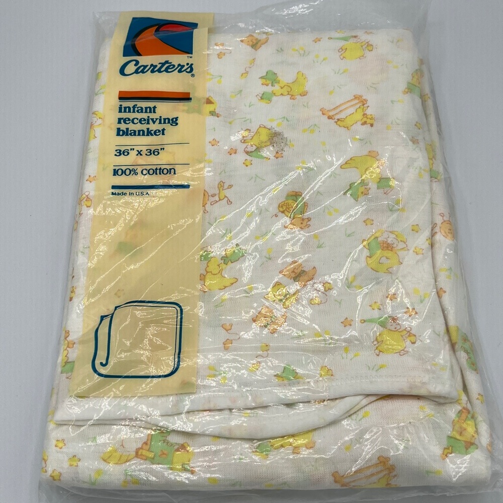 Vintage Carter’s Infant Receiving Blanket NEW